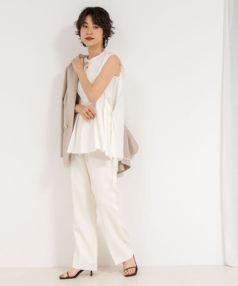 NOLLEY'S sophi「【PROTAGONISTA/プロタゴニスタ】Sleeveless Flare Tops」|シャツ・ブラウス|
