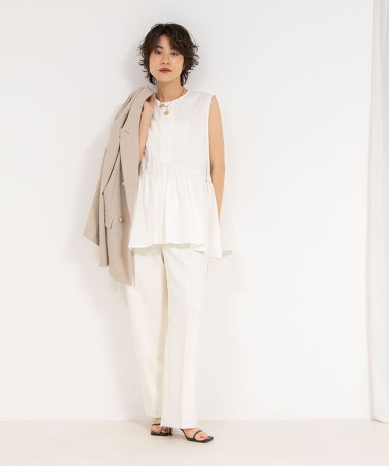 NOLLEY'S sophi「【PROTAGONISTA/プロタゴニスタ】Sleeveless Flare Tops」|シャツ・ブラウス|