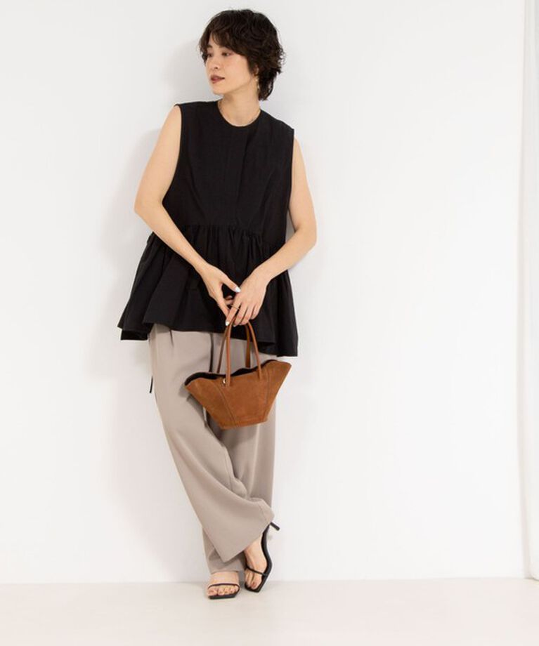 NOLLEY'S sophi「【PROTAGONISTA/プロタゴニスタ】Sleeveless Flare Tops」|シャツ・ブラウス|