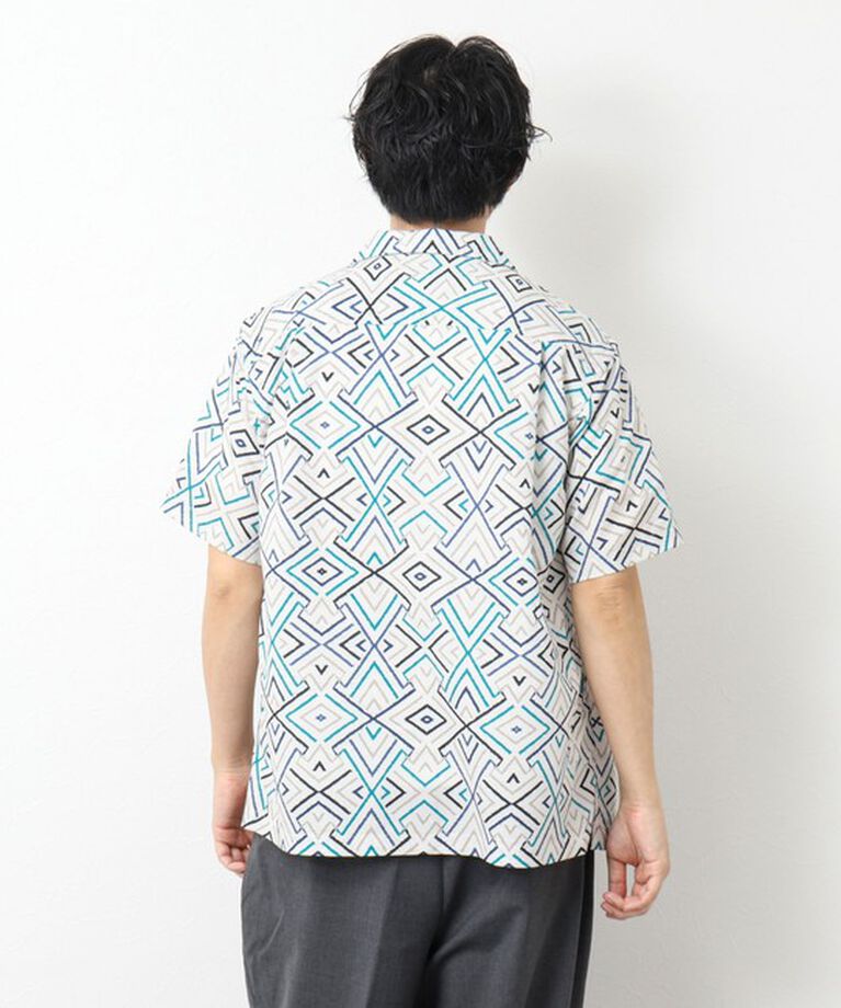 NOLLEY'S goodman「【DotAir/ドットエア】《吸水速乾》総柄シャツ 25SS」|シャツ・ブラウス|