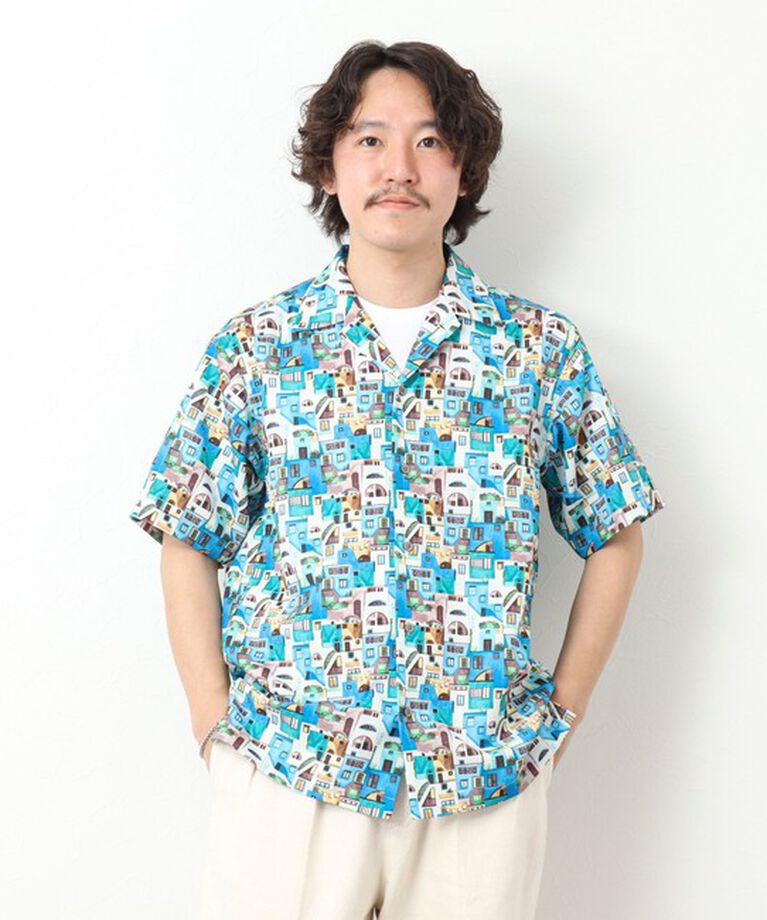 NOLLEY'S goodman「【DotAir/ドットエア】《吸水速乾》総柄シャツ 25SS」|シャツ・ブラウス|