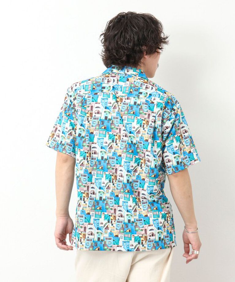 NOLLEY'S goodman「【DotAir/ドットエア】《吸水速乾》総柄シャツ 25SS」|シャツ・ブラウス|