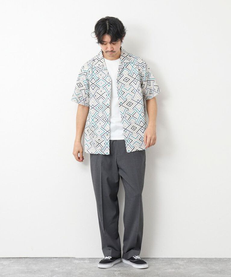 NOLLEY'S goodman「【DotAir/ドットエア】《吸水速乾》総柄シャツ 25SS」|シャツ・ブラウス|