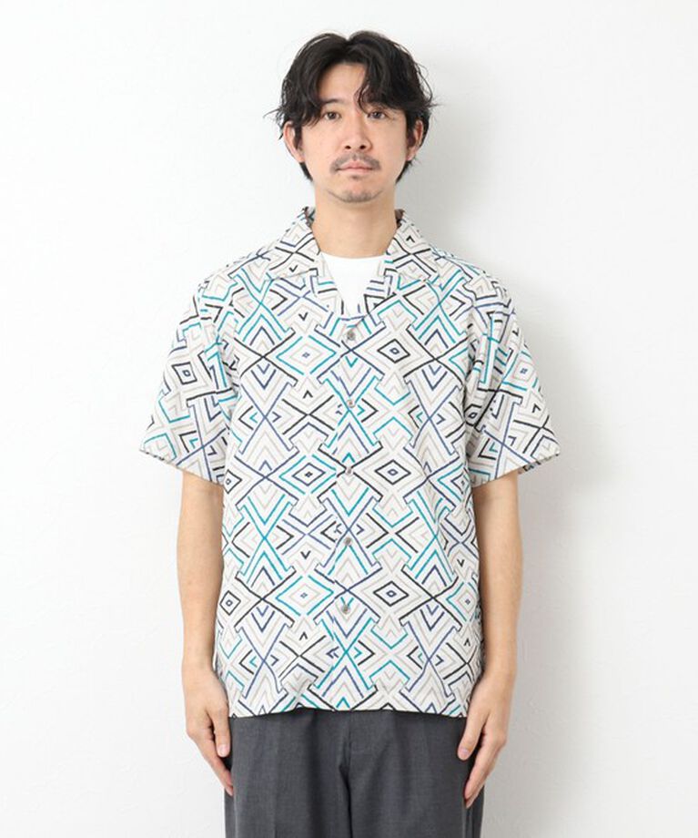 NOLLEY'S goodman「【DotAir/ドットエア】《吸水速乾》総柄シャツ 25SS」|シャツ・ブラウス|