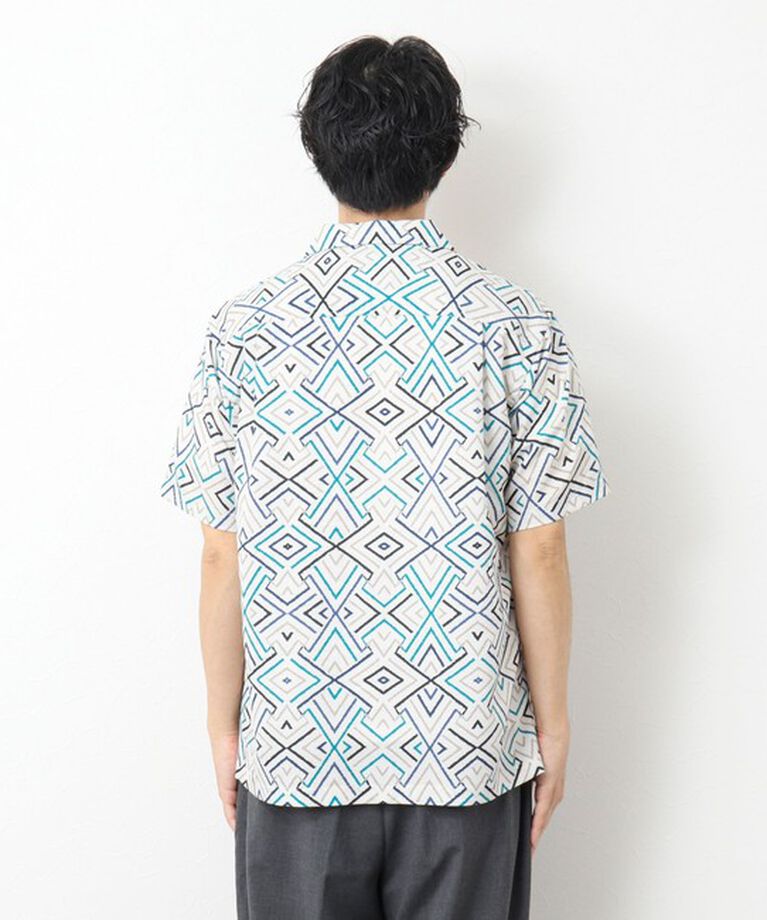 NOLLEY'S goodman「【DotAir/ドットエア】《吸水速乾》総柄シャツ 25SS」|シャツ・ブラウス|