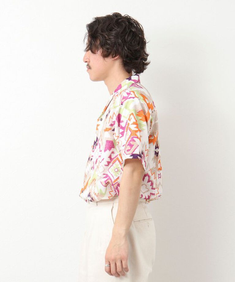 NOLLEY'S goodman「【DotAir/ドットエア】《吸水速乾》総柄シャツ 25SS」|シャツ・ブラウス|