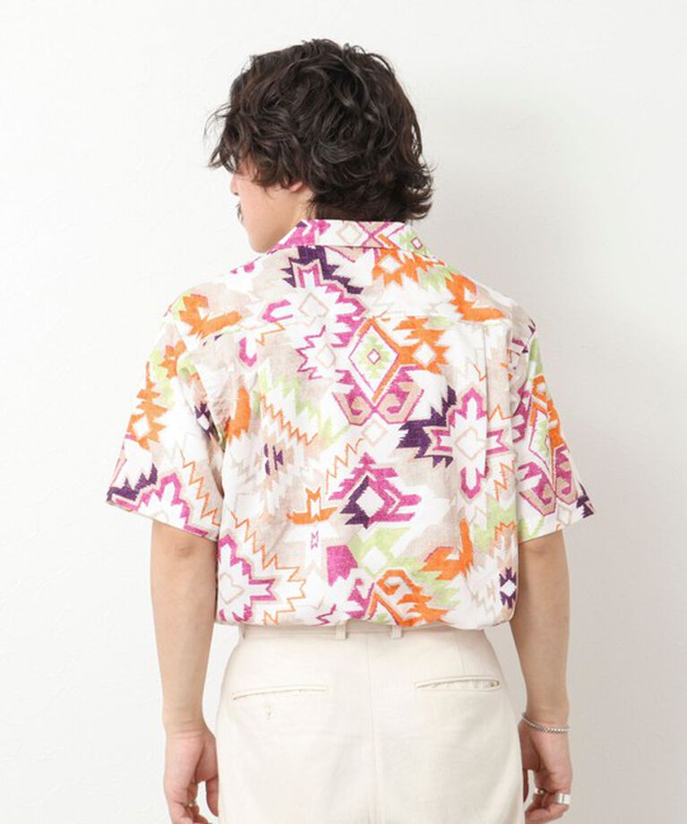 NOLLEY'S goodman「【DotAir/ドットエア】《吸水速乾》総柄シャツ 25SS」|シャツ・ブラウス|