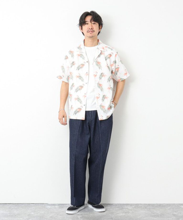 NOLLEY'S goodman「【DotAir/ドットエア】《吸水速乾》総柄シャツ 25SS」|シャツ・ブラウス|