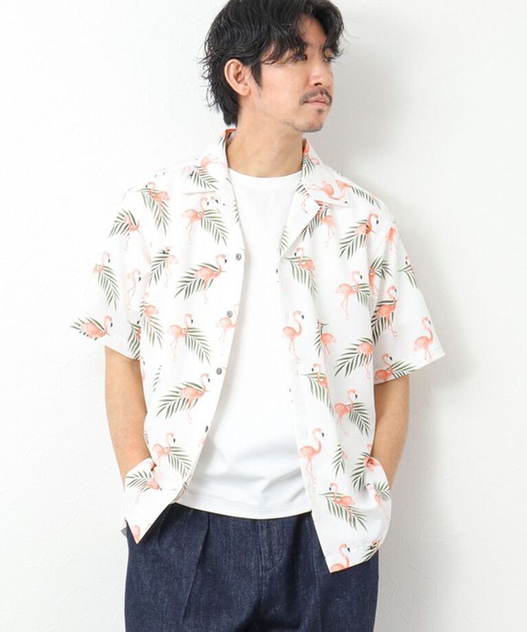 NOLLEY'S goodman「【DotAir/ドットエア】《吸水速乾》総柄シャツ 25SS」|シャツ・ブラウス|