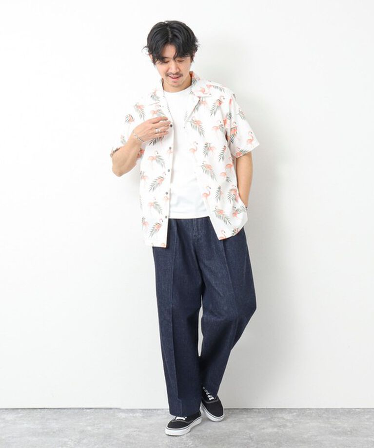 NOLLEY'S goodman「【DotAir/ドットエア】《吸水速乾》総柄シャツ 25SS」|シャツ・ブラウス|