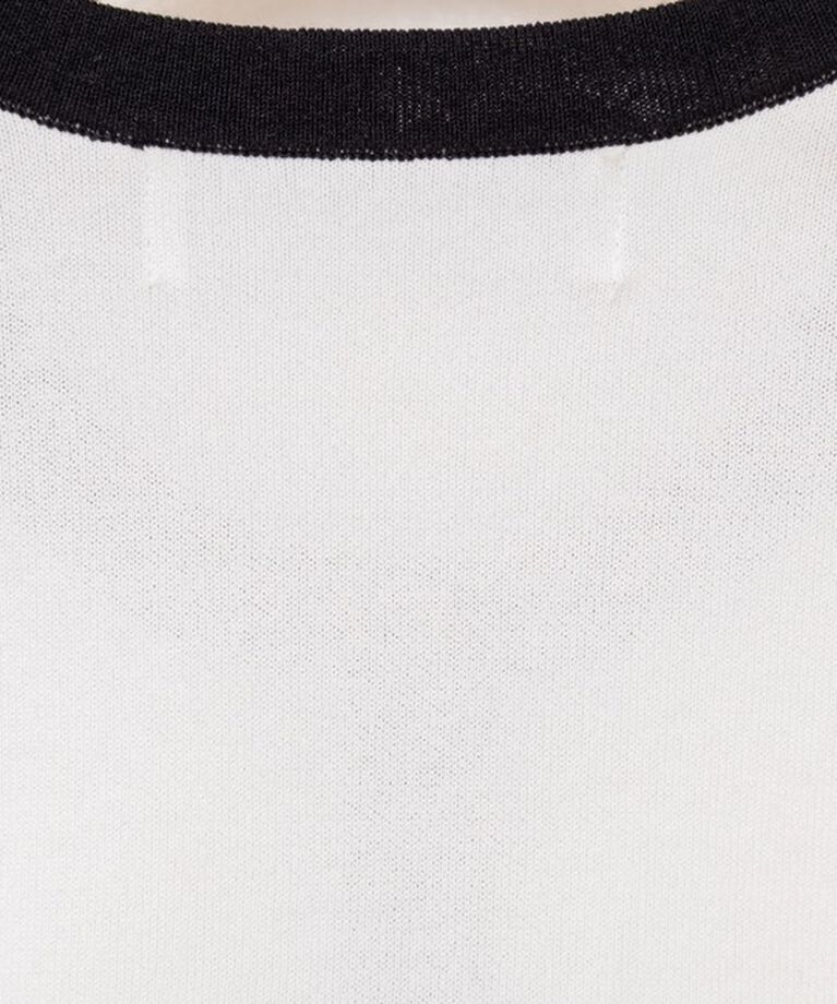 NOLLEY'S sophi「《アンサンブル対応/手洗い可能》綿ポリノースリーブプルオーバーニット」|ニット・セーター|