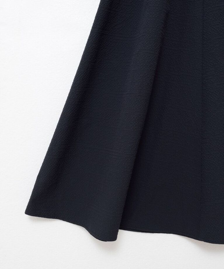 NOLLEY'S sophi「ウォッシャブルサッカーシャツワンピース」|ワンピース|