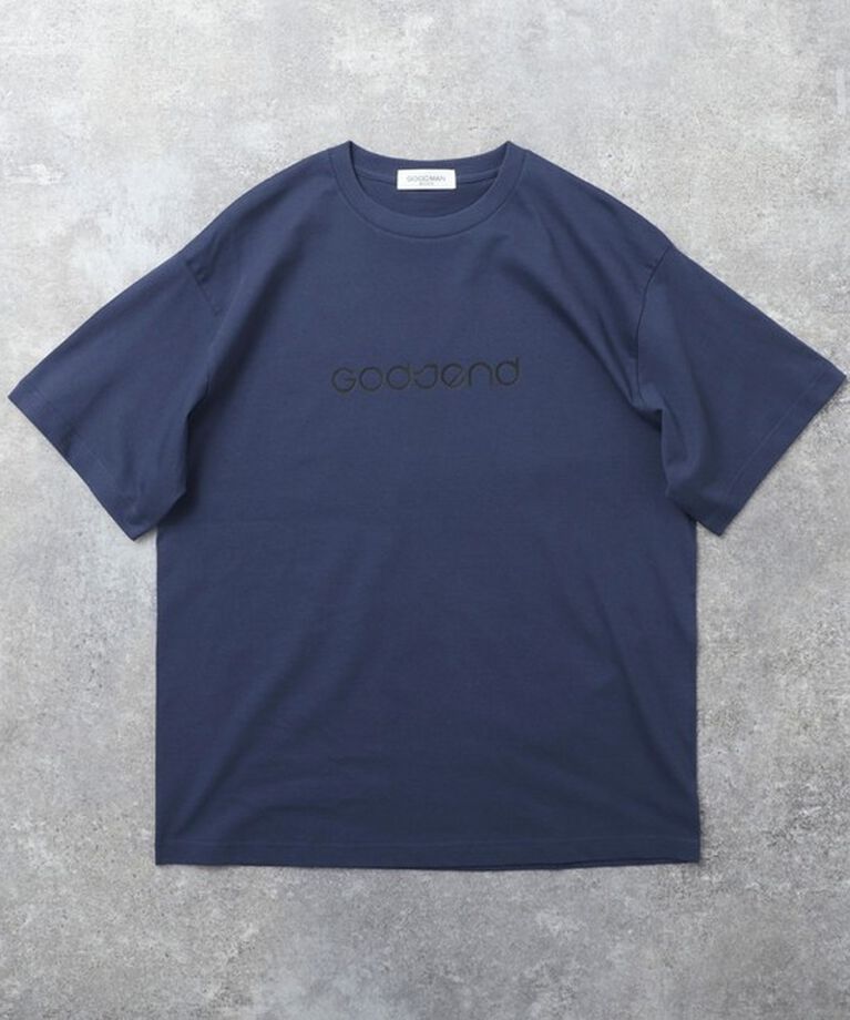 NOLLEY'S goodman「コンパクトコーマ ファインジャージT《OVER THE MOON/GODSEND》25SS」|Tシャツ・カットソー|ブルー