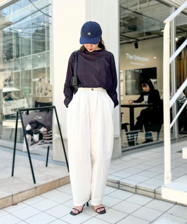fredy emue「コットンチュールルーズロンT」|Tシャツ・カットソー|
