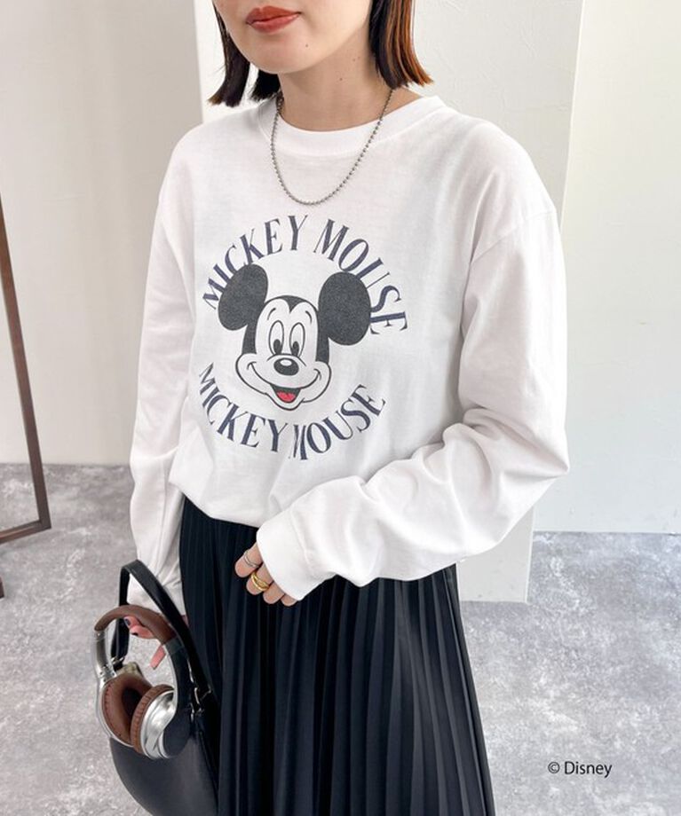 fredy emue「【GOOD ROCK SPEED/グッドロックスピード】MICKEY  ロンT」|Tシャツ・カットソー|オフホワイト