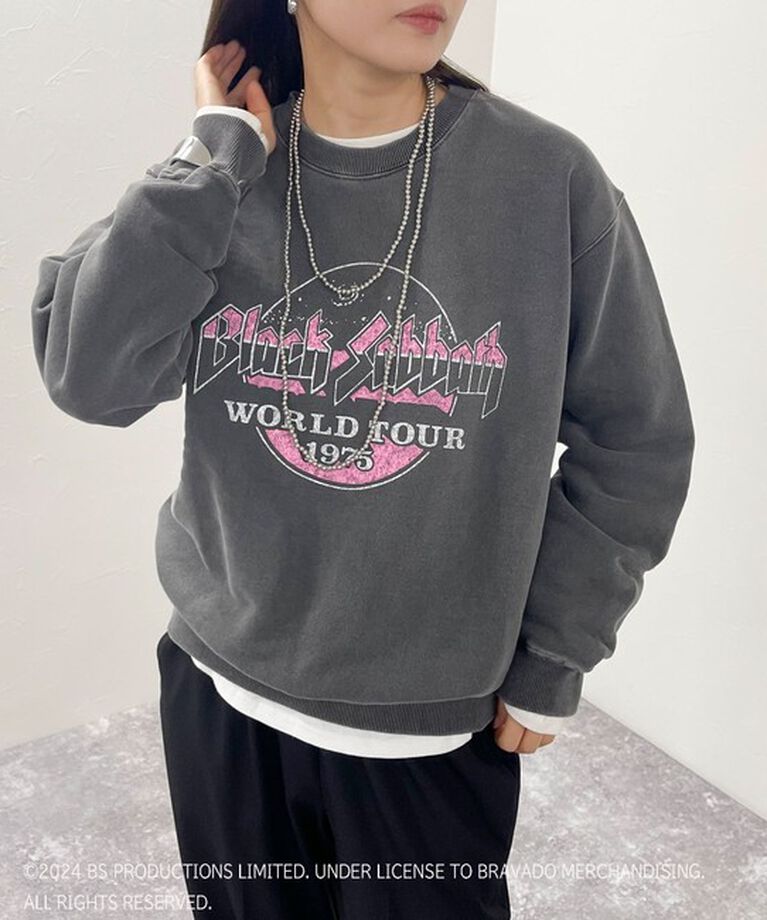 fredy emue「【GOOD ROCK SPEED/グッドロックスピード】BANDプリント裏毛スウェット」|Tシャツ・カットソー|
