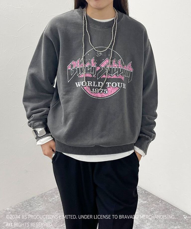 fredy emue「【GOOD ROCK SPEED/グッドロックスピード】BANDプリント裏毛スウェット」|Tシャツ・カットソー|