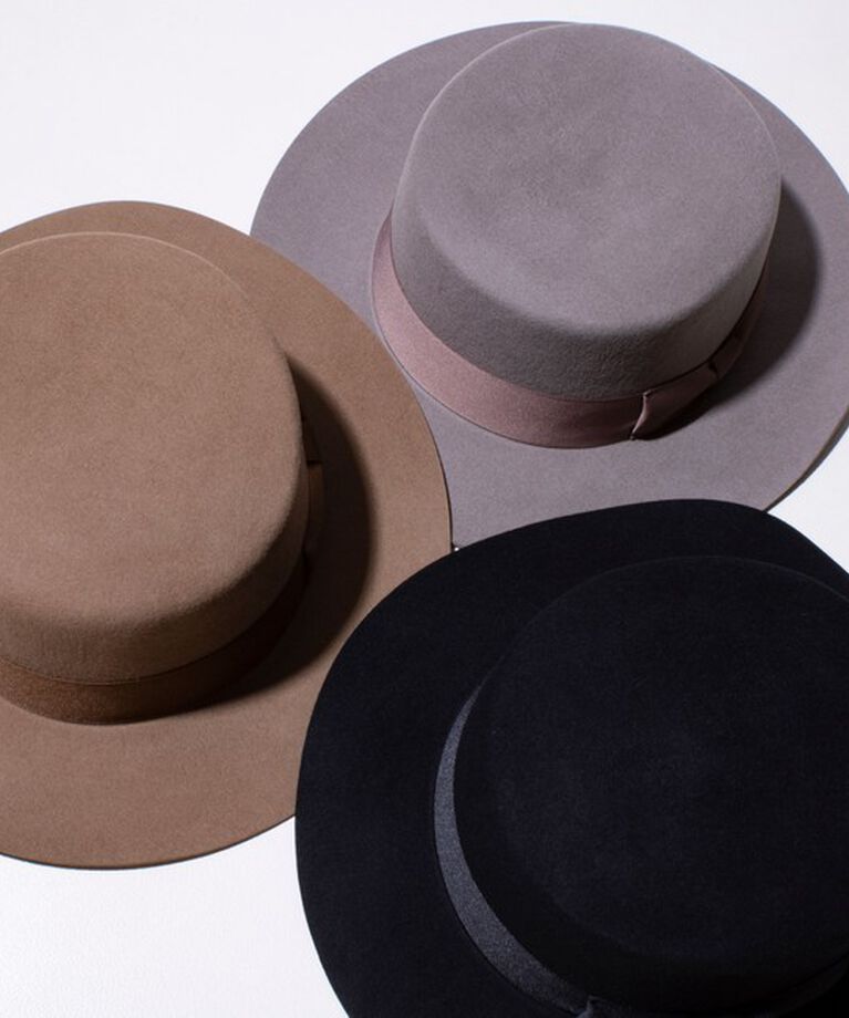 GLOSTER「【GLOSTER/グロスター】WOOL BOATER HAT/ウールボーターハット」|ハット|