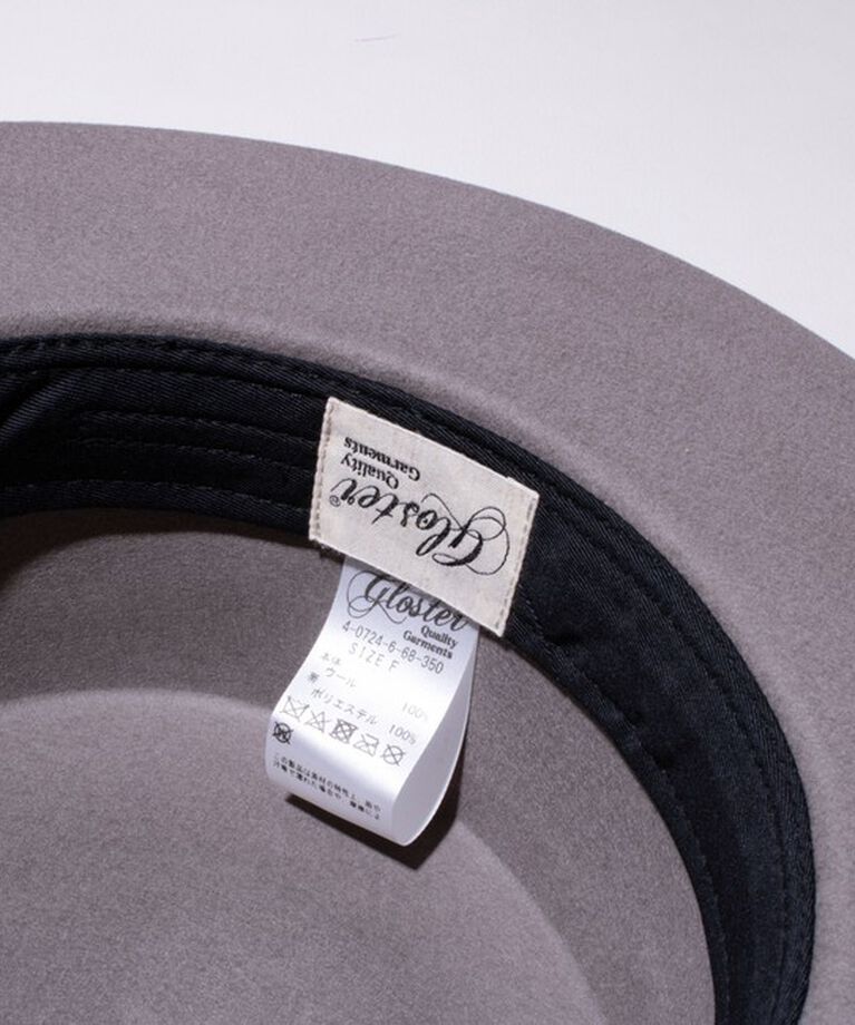 GLOSTER「【GLOSTER/グロスター】WOOL BOATER HAT/ウールボーターハット」|ハット|