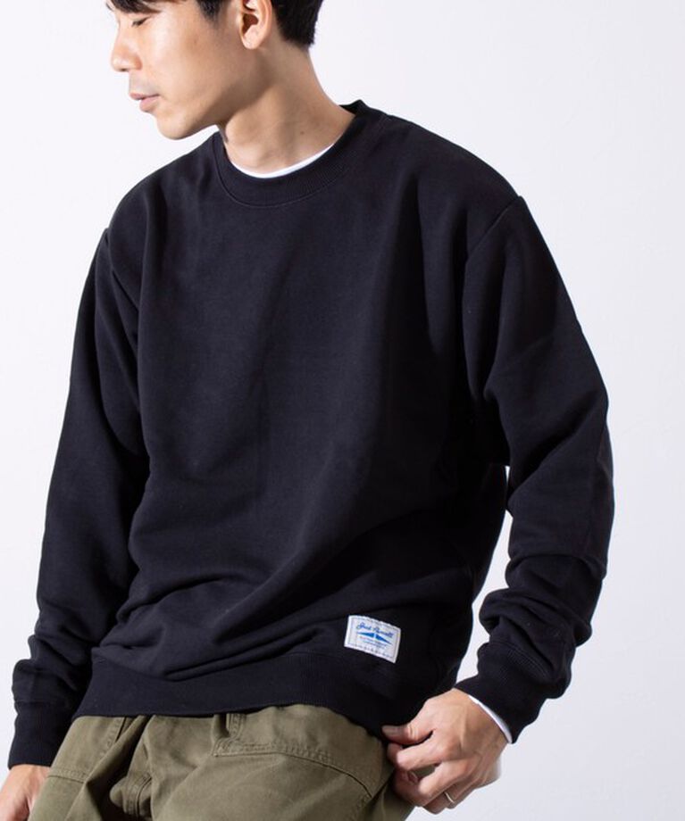GLOSTER「【CONVERSE JACK PURCELL/コンバースジャックパーセル】裏毛 クルースウェット」|スウェット・ジャージ|ブラック