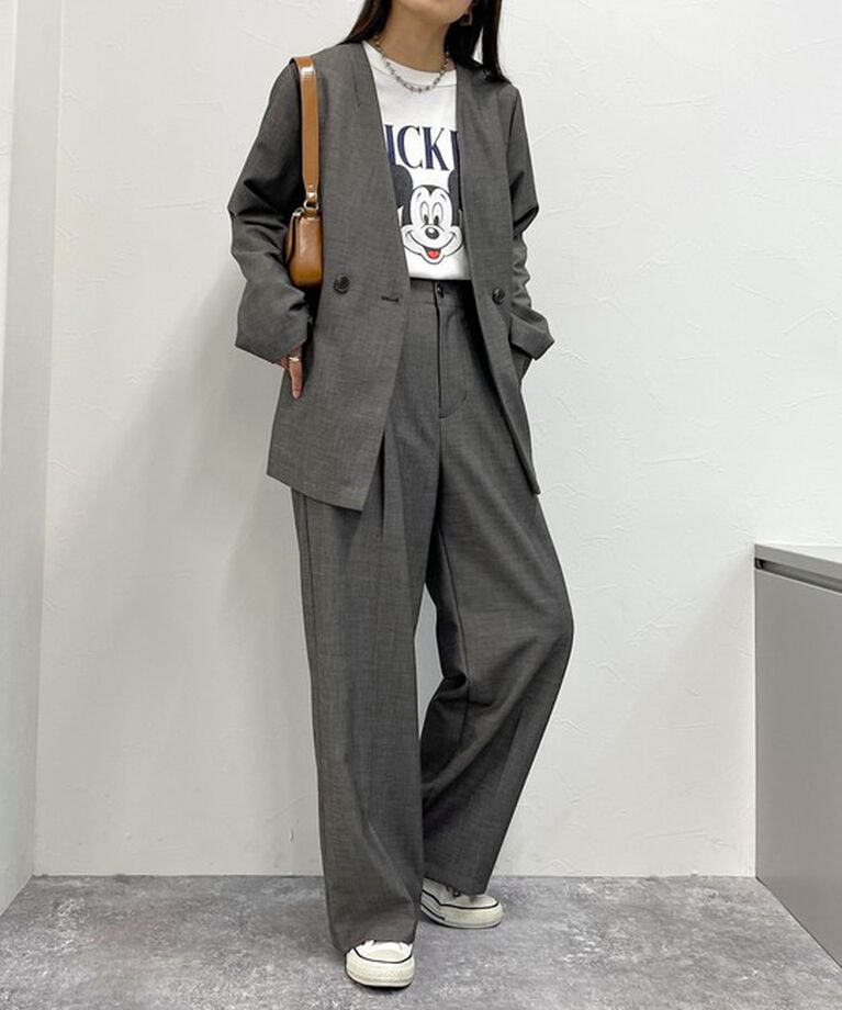 fredy emue「《セットアップ対応》TRタックスラックスパンツ」|スラックス|