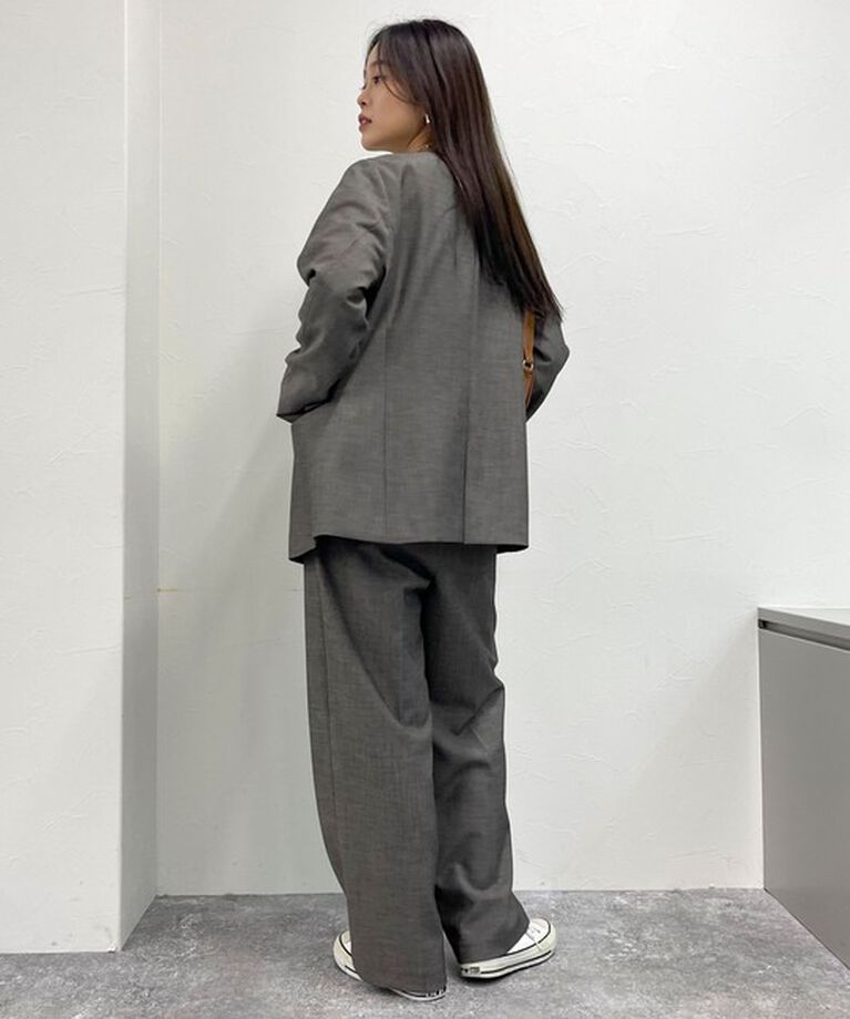 fredy emue「《セットアップ対応》TRタックスラックスパンツ」|スラックス|