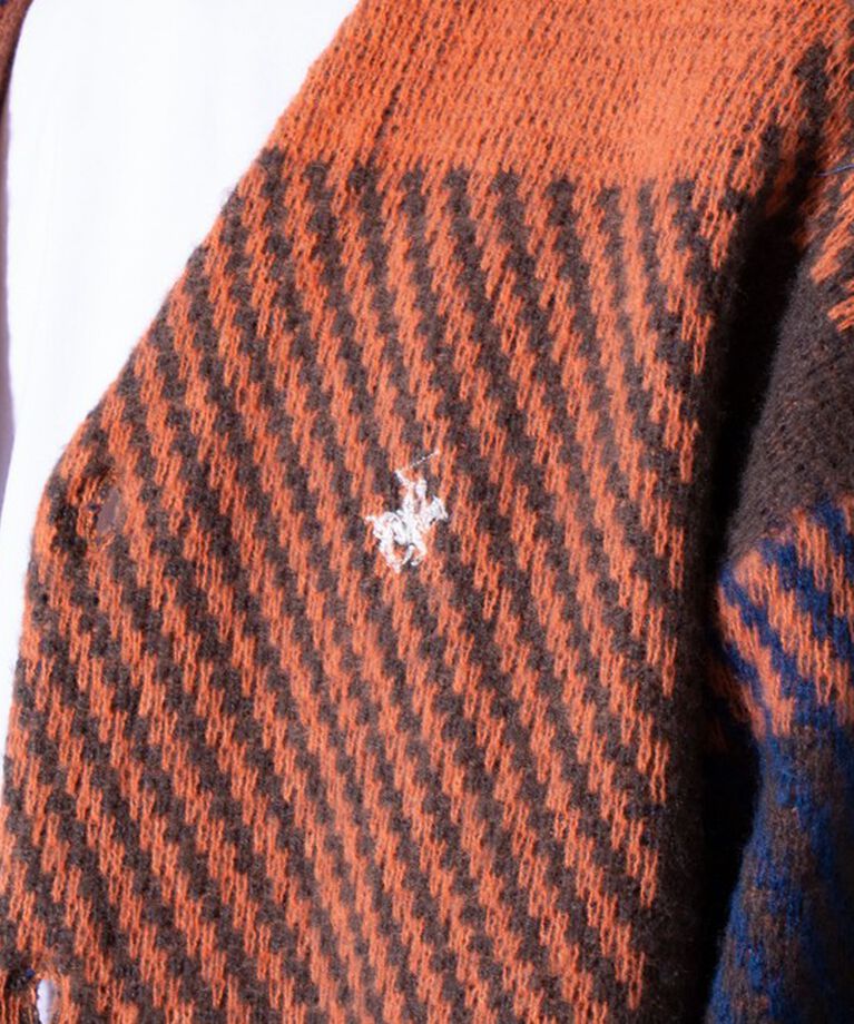 GLOSTER「【BEVERLY HILLS POLO CLUB】モヘヤライクカーディガン ワンポイント刺繍」|カーディガン|
