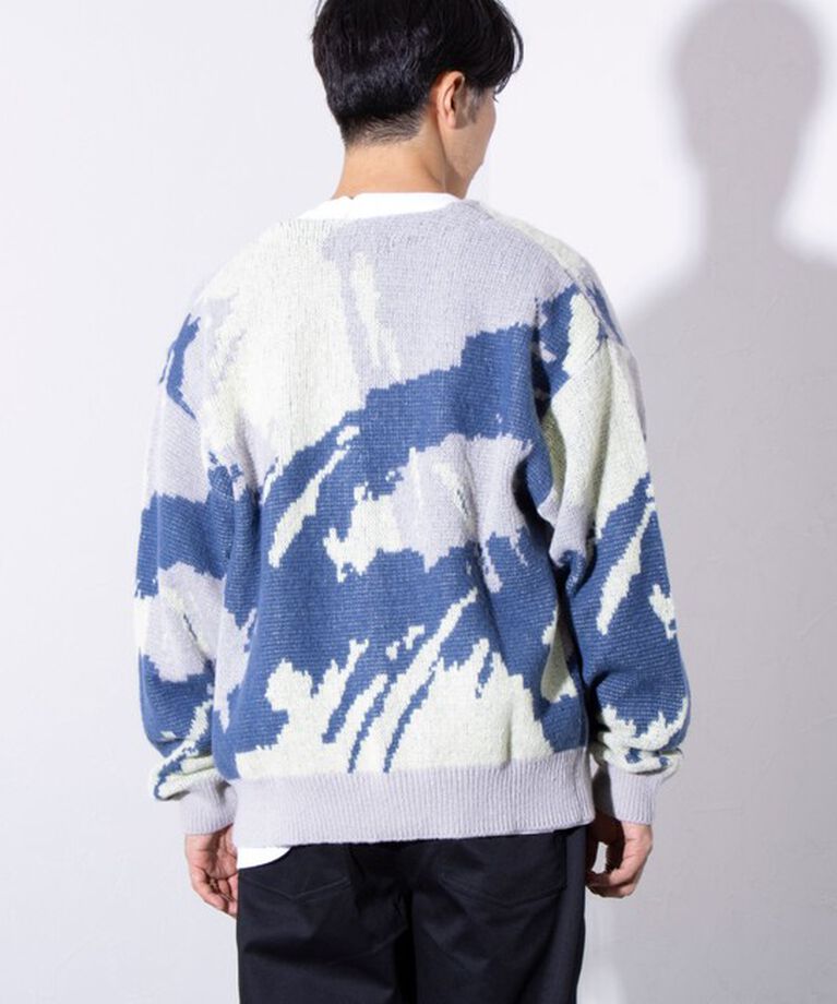 GLOSTER「【BEVERLY HILLS POLO CLUB】モヘヤライクカーディガン ワンポイント刺繍」|カーディガン|