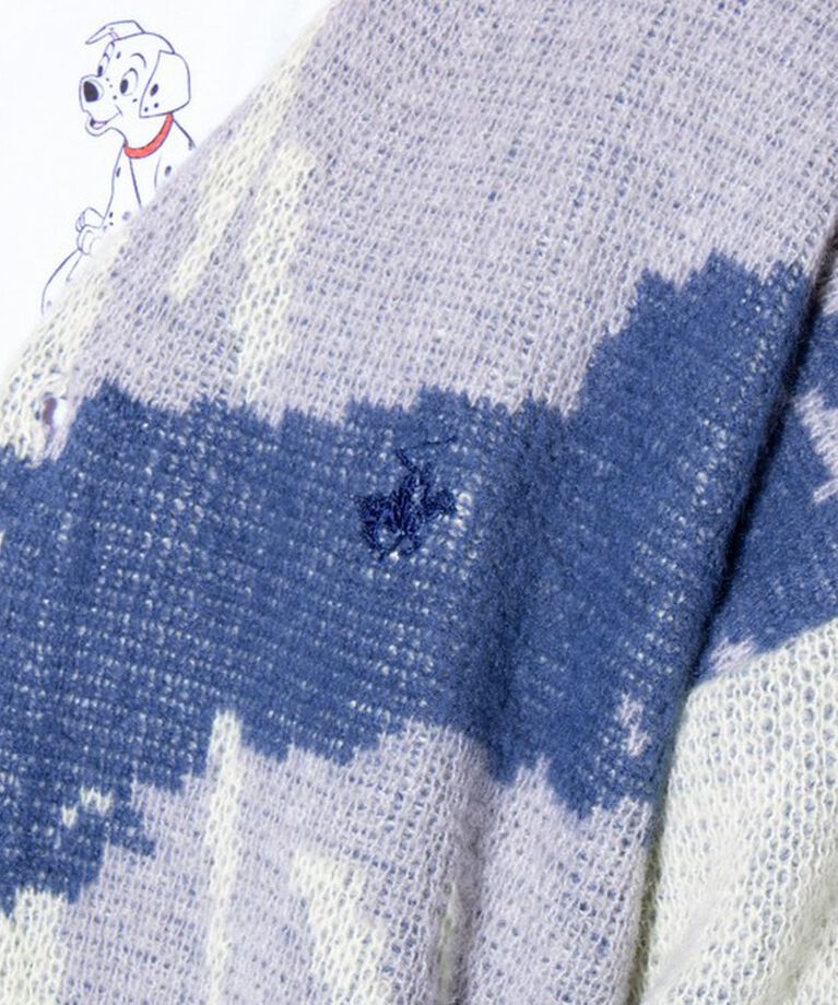 GLOSTER「【BEVERLY HILLS POLO CLUB】モヘヤライクカーディガン ワンポイント刺繍」|カーディガン|