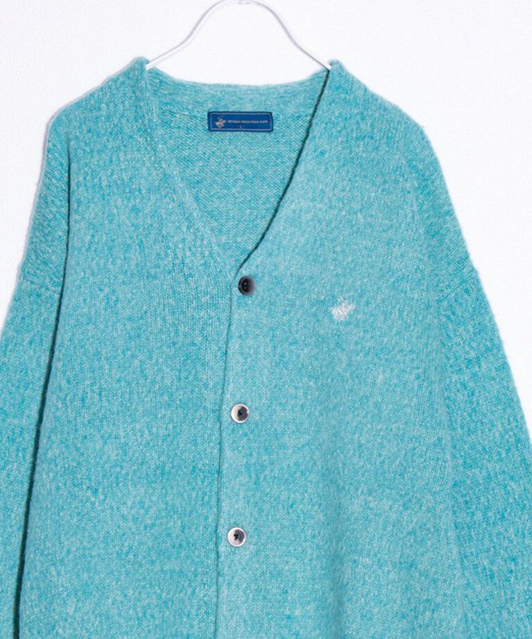 GLOSTER「【BEVERLY HILLS POLO CLUB】モヘヤライクカーディガン ワンポイント刺繍」|カーディガン|
