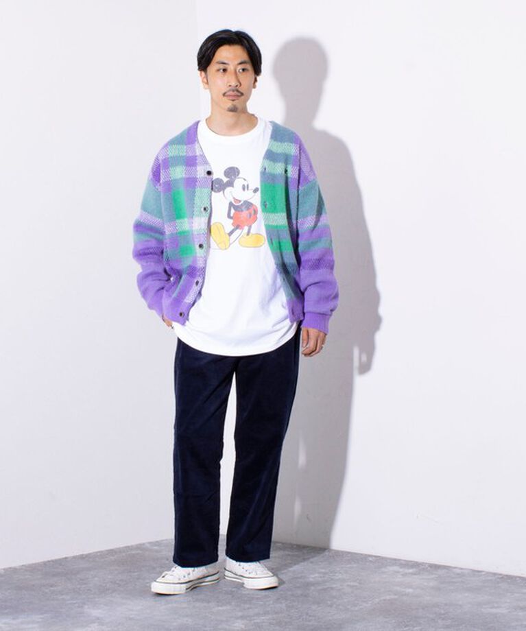 GLOSTER「【BEVERLY HILLS POLO CLUB】モヘヤライクカーディガン ワンポイント刺繍」|カーディガン|