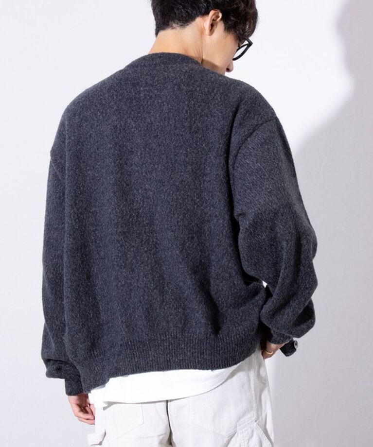 GLOSTER「【BEVERLY HILLS POLO CLUB】モヘヤライクカーディガン ワンポイント刺繍」|カーディガン|