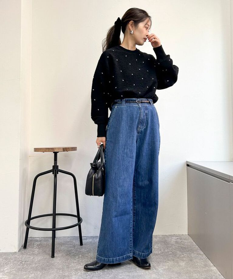 fredy emue「ハート刺繍スウェットプルオーバー」|スウェット・ジャージ|