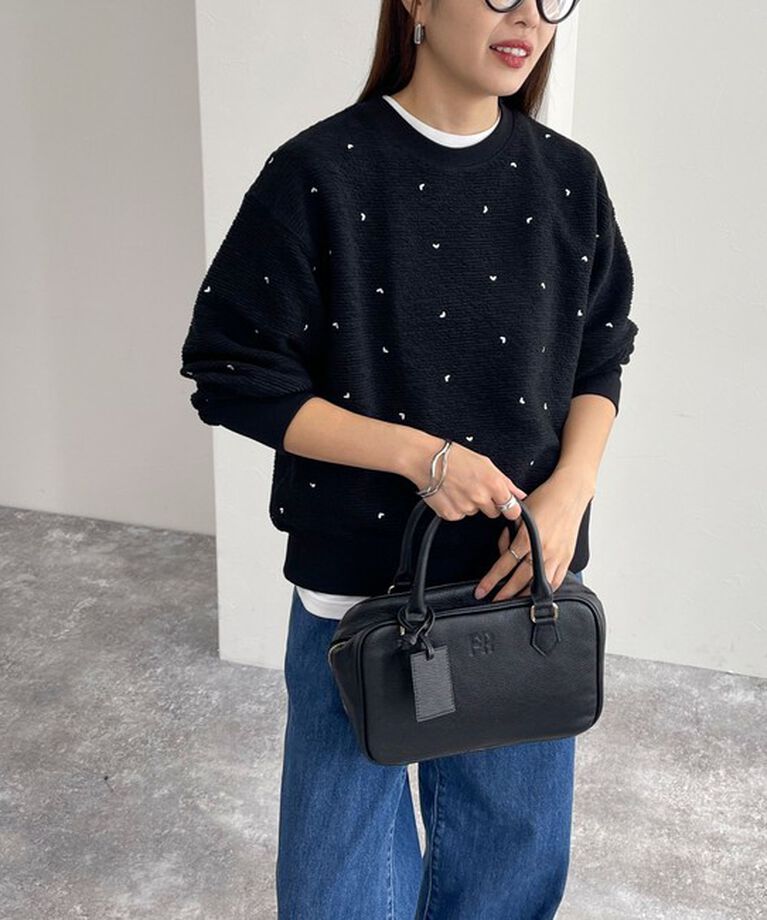 fredy emue「ハート刺繍スウェットプルオーバー」|スウェット・ジャージ|