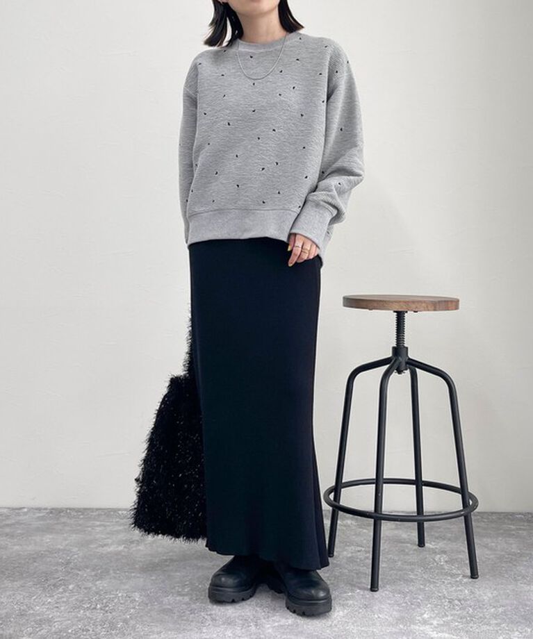 fredy emue「ハート刺繍スウェットプルオーバー」|スウェット・ジャージ|