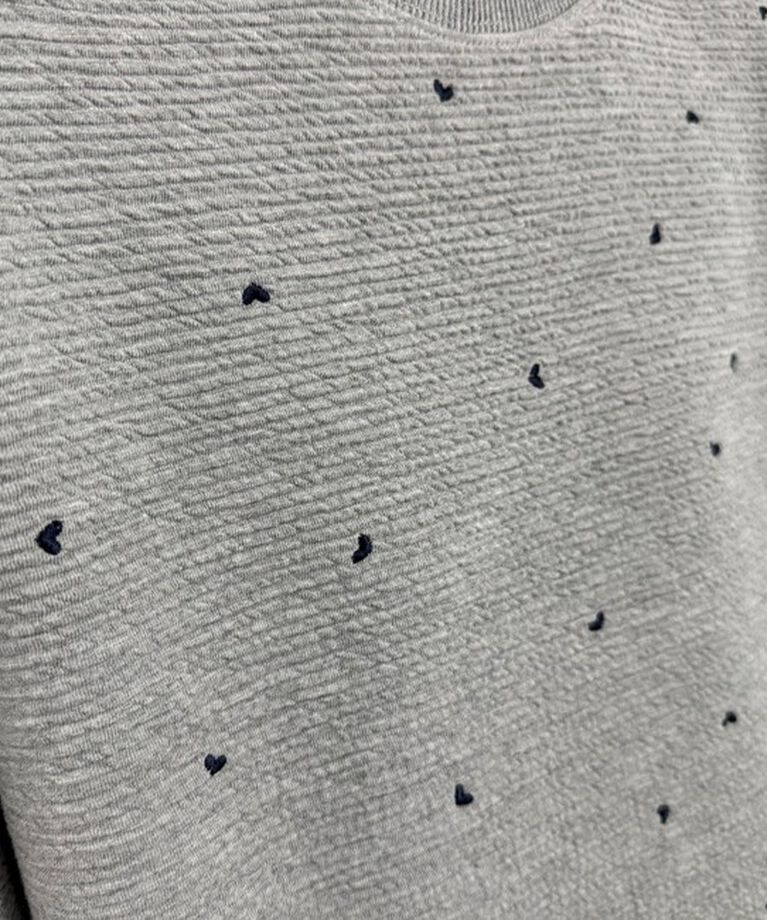 fredy emue「ハート刺繍スウェットプルオーバー」|スウェット・ジャージ|