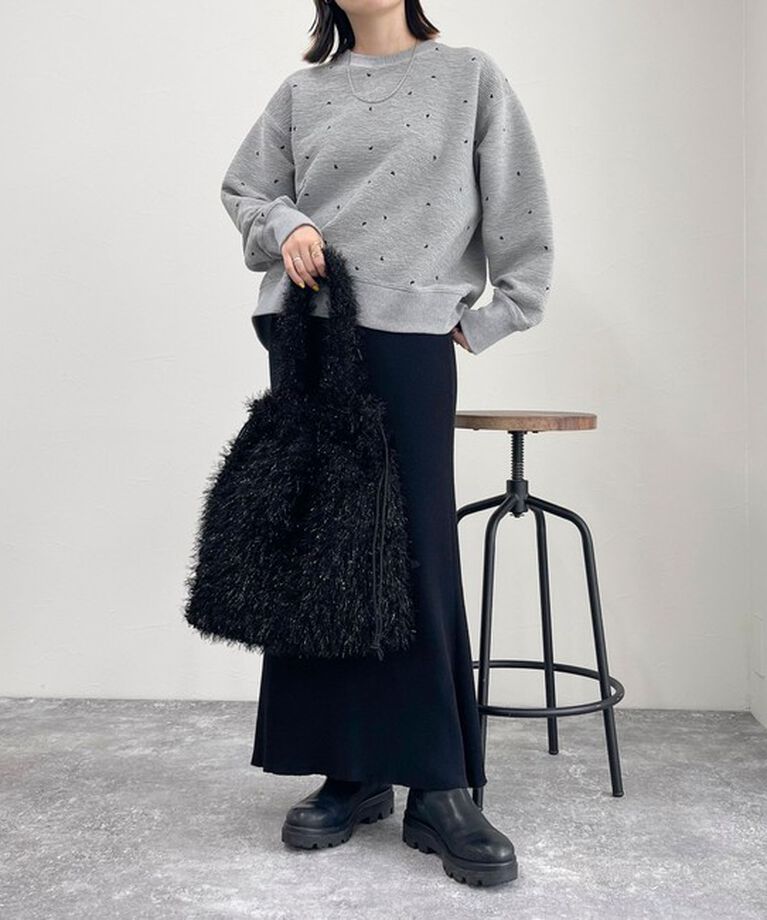 fredy emue「ハート刺繍スウェットプルオーバー」|スウェット・ジャージ|