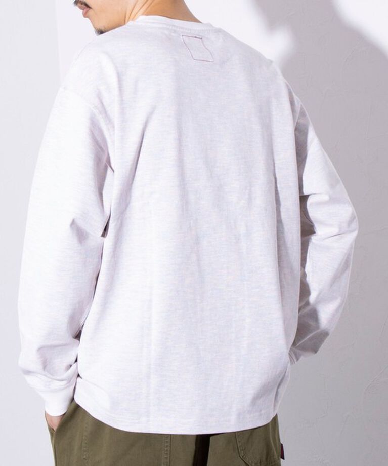 GLOSTER「【GLOSTER/グロスター】BOY BACK FANCY 長袖Tシャツ ワンポイント刺繍」|Tシャツ・カットソー|