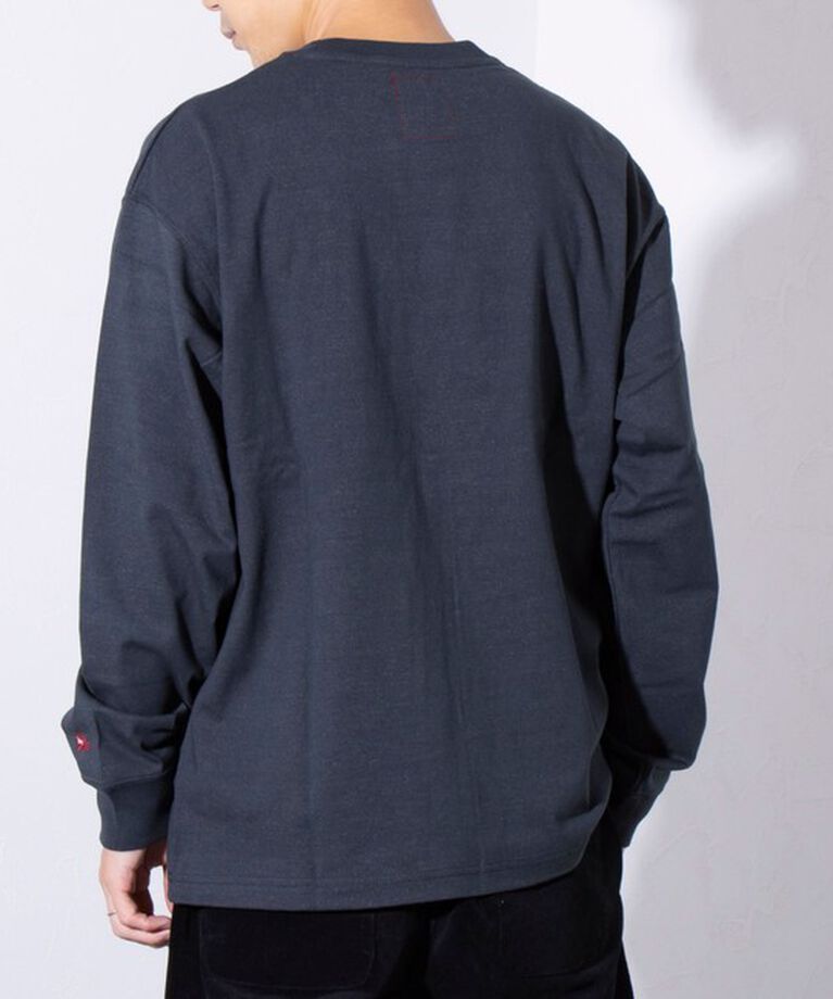 GLOSTER「【GLOSTER/グロスター】BOY BACK FANCY 長袖Tシャツ ワンポイント刺繍」|Tシャツ・カットソー|