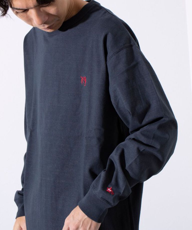 GLOSTER「【GLOSTER/グロスター】BOY BACK FANCY 長袖Tシャツ ワンポイント刺繍」|Tシャツ・カットソー|