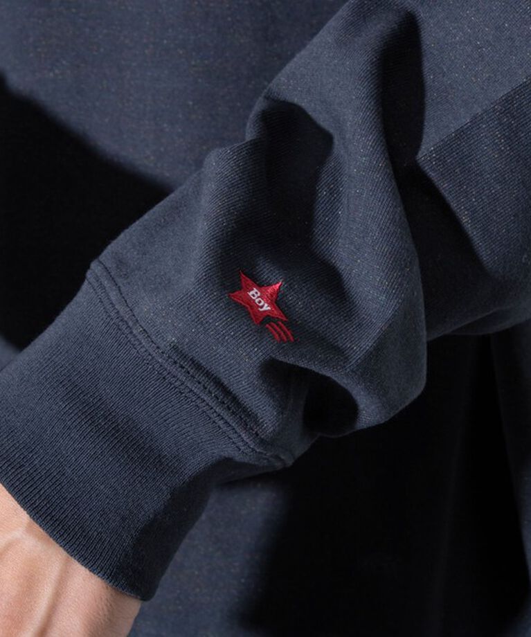 GLOSTER「【GLOSTER/グロスター】BOY BACK FANCY 長袖Tシャツ ワンポイント刺繍」|Tシャツ・カットソー|