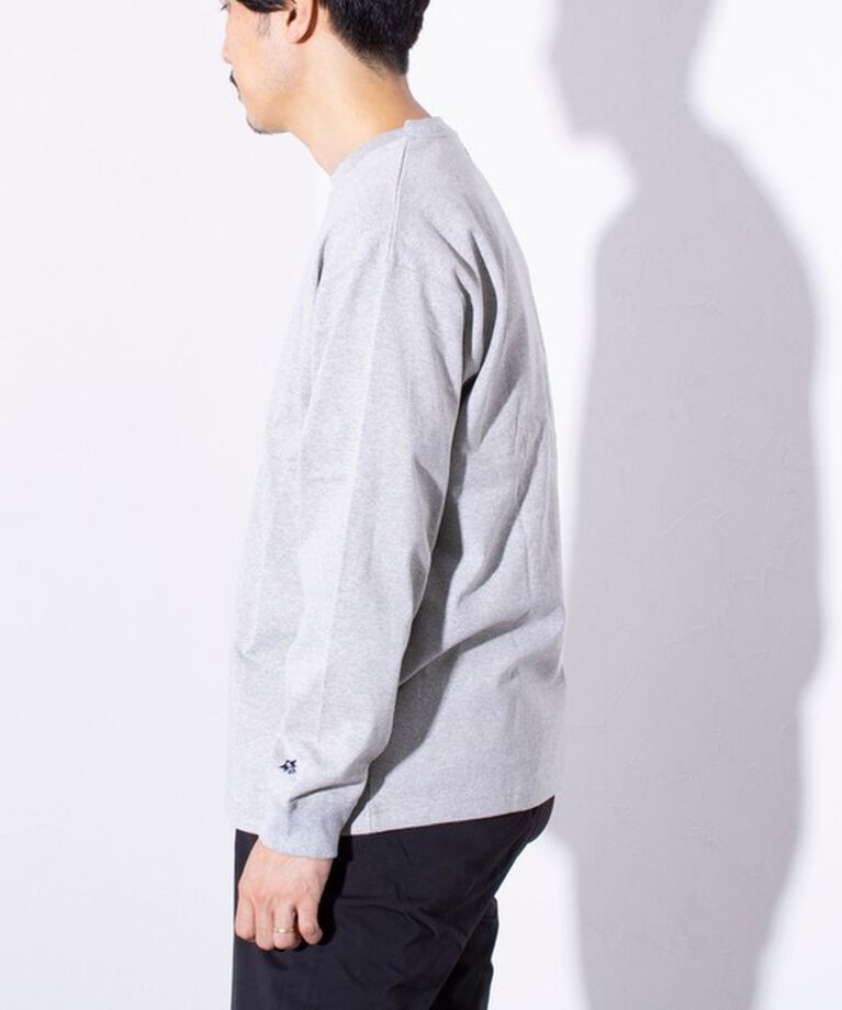 GLOSTER「【GLOSTER/グロスター】BOY BACK FANCY 長袖Tシャツ ワンポイント刺繍」|Tシャツ・カットソー|