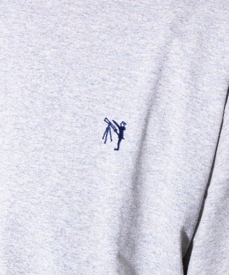 GLOSTER「【GLOSTER/グロスター】BOY BACK FANCY 長袖Tシャツ ワンポイント刺繍」|Tシャツ・カットソー|