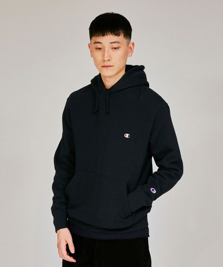 GLOSTER「【Champion/チャンピオン】スウェット ベーシック プルパーカー ワンポイントロゴ」|パーカー|ネイビー