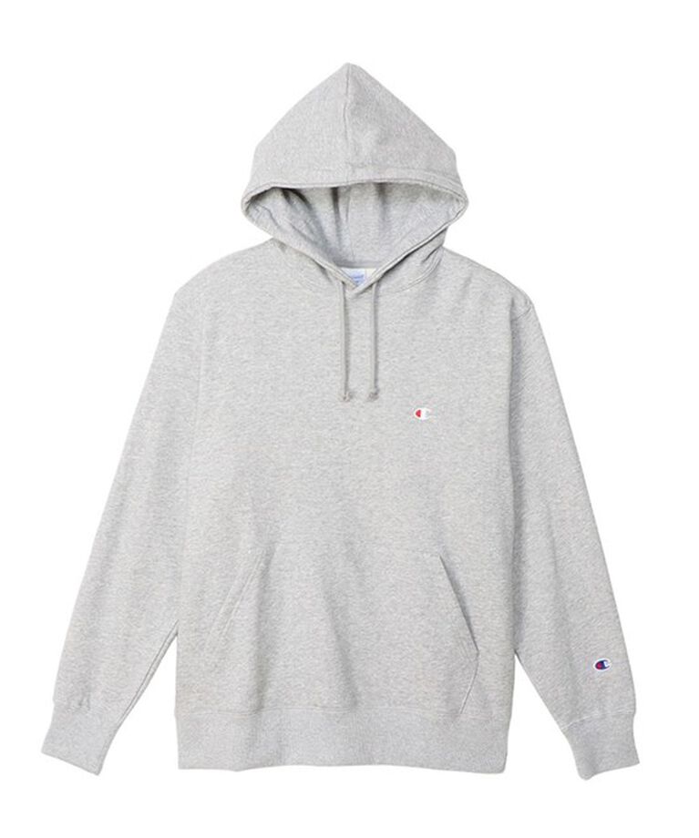 GLOSTER「【Champion/チャンピオン】スウェット ベーシック プルパーカー ワンポイントロゴ」|パーカー|グレー