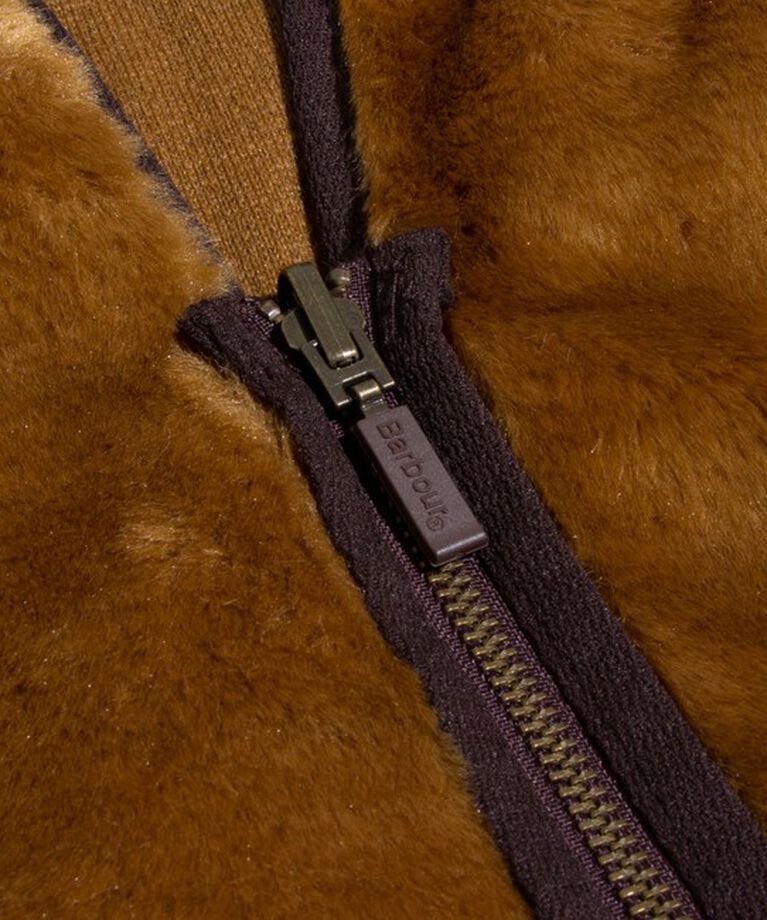 GLOSTER「【BARBOUR/バブアー】フロントジップ ファー ライナー ベスト」|ダウンベスト・ベスト|