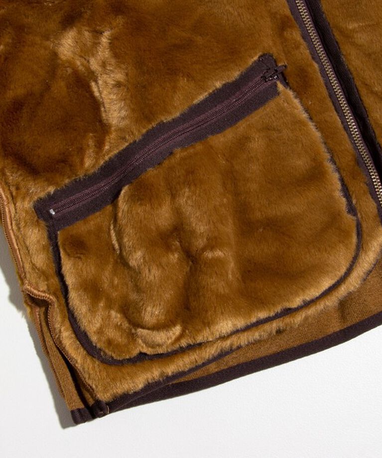 GLOSTER「【BARBOUR/バブアー】フロントジップ ファー ライナー ベスト」|ダウンベスト・ベスト|