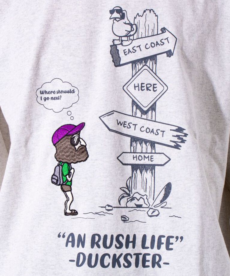 FREDY MAC「【Duckster/ダックスター】吸水速乾天竺 AN RUSH LIFE ロングスリーブTシャツ」|Tシャツ・カットソー|