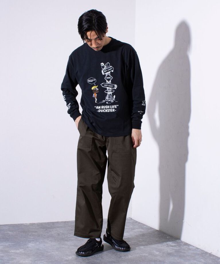 FREDY MAC「【Duckster/ダックスター】吸水速乾天竺 AN RUSH LIFE ロングスリーブTシャツ」|Tシャツ・カットソー|