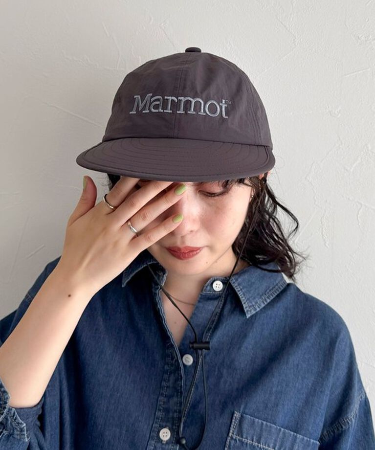 fredy emue「【Marmot/マーモット】ロングブリムロゴキャップ」|キャップ・キャスケット|